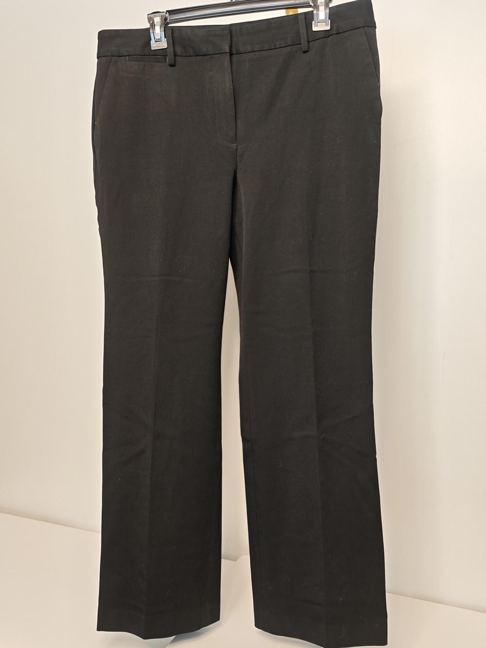 Talbots Black Barely Boot Straight Leg Dress Pants Womens 14 Plus JO1804